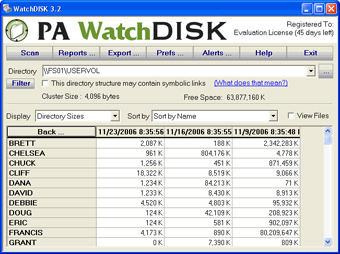 Power Admin WatchDISK Power Admin WatchDISK